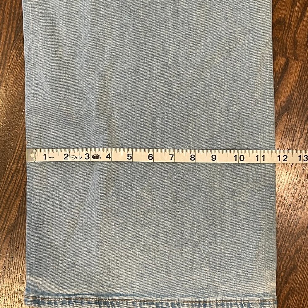 AE Women's Dreamy Drape Strigid Low-Rise Ultra Wide-Leg Jean, Lt Aglow, 2S, NWOT - Picture 10 of 11